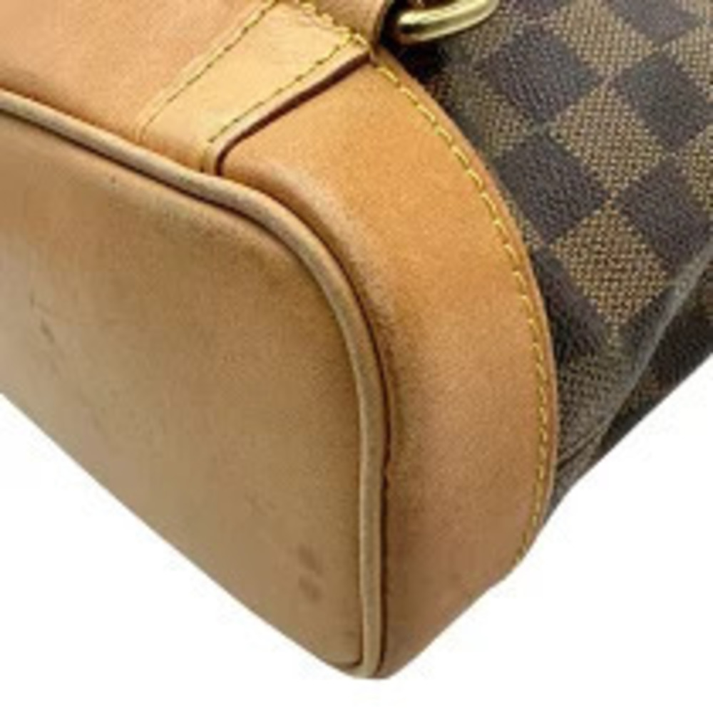 Louis Vuitton Arlequin Brown Damier Leather Backpack Daypack - Picture 9 of 13